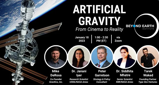 BE Webinar: Artificial Gravity: From Cinema to Reality