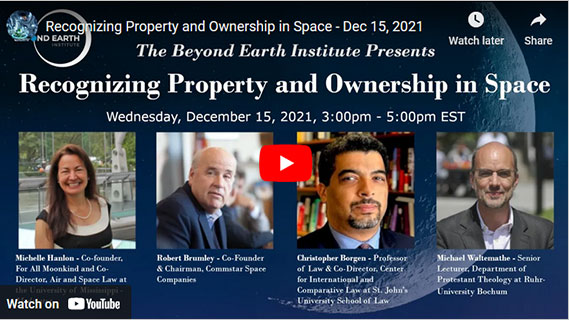 Recognizing Property and Ownership in Space