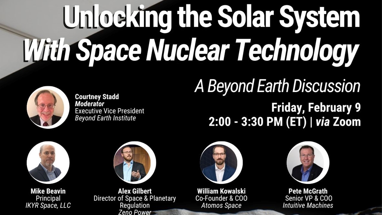 Webinar: Unlocking the Solar System with Space Nuclear Technology