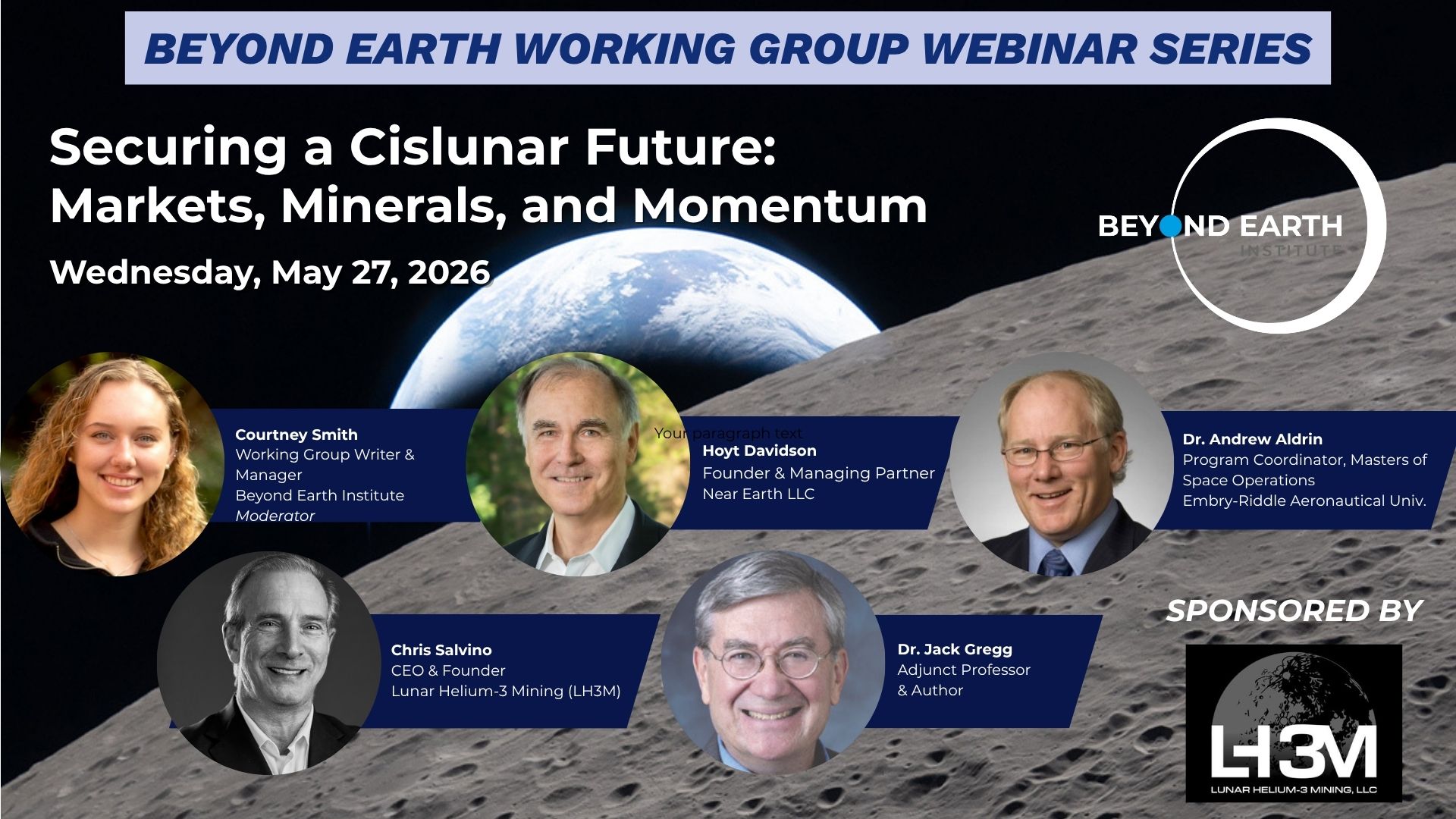 Working Group Report Series: Securing a Cislunar Future: Markets, Minerals, and Momentum